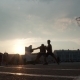 Streetball at Sunset. Basketball in the Open Air - VideoHive Item for Sale