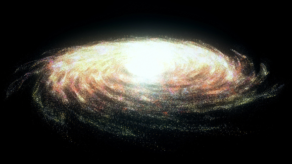 4K Colorful Spiral Galaxy