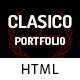 Clasico - Minimal Portfolio HTML5 Template - ThemeForest Item for Sale