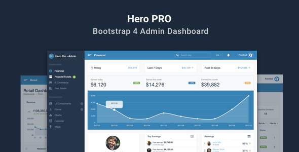 Hero PRO - Bootstrap 4 Admin Dashboard Theme