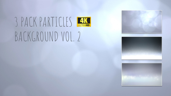 3 Pack 4K Particles Backgrounds Vol.2