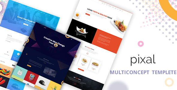 Pixal - Multipurpose HTML Template