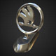 skoda hood ornament - 3DOcean Item for Sale