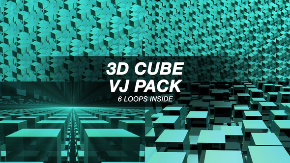 3D Cube VJ Pack