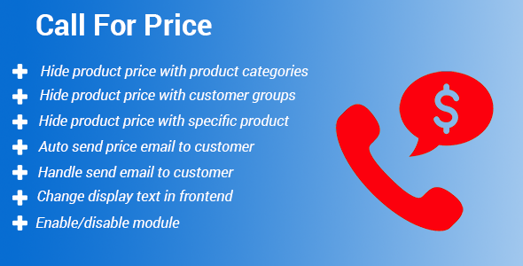 Magento 2 Call For Price