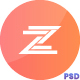 Zrotica - App Landing PSD Template - ThemeForest Item for Sale
