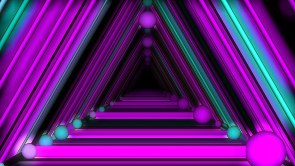 Neon Triangles