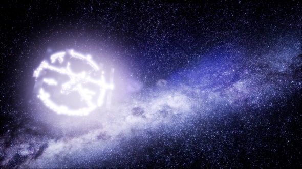 Spaceship Travelling Through the Universe alt