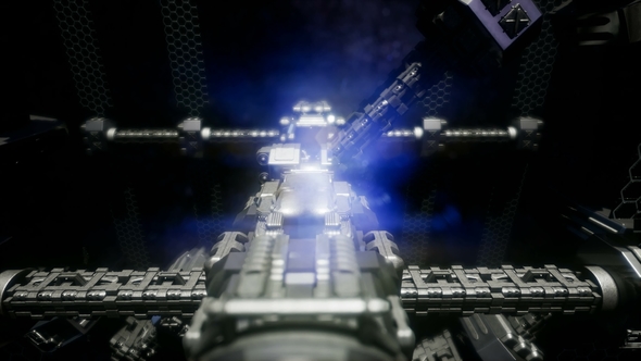 Spaceship Travelling Through the Universe alt