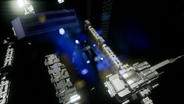 Spaceship Travelling Through the Universe alt