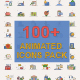 100+ Icons Pack Animated Icons - VideoHive Item for Sale