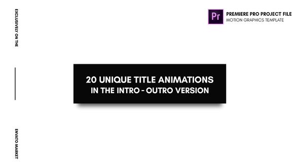 Animated Titles - Essential Graphics | Mogrt