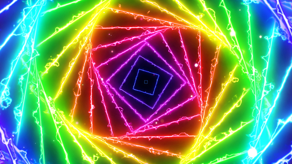 Energy Tunnel Loop Background