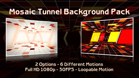 Mosaic Tunnel Background Pack