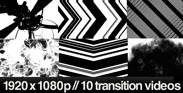 10 HD Transitions Bundle - B