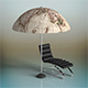 Parasol & sunbed - 3DOcean Item for Sale