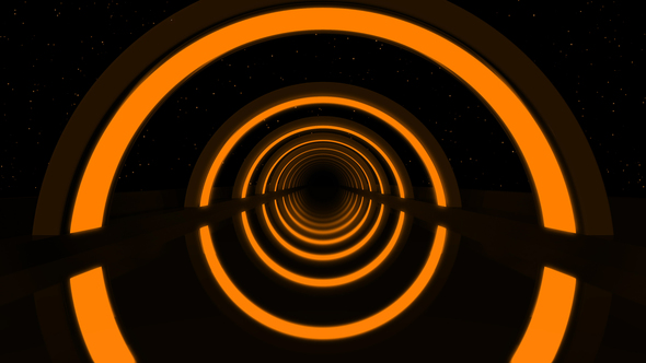 3D Neon Lights Infinity Tunnel alt