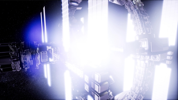 Spaceship Travelling Through the Universe alt