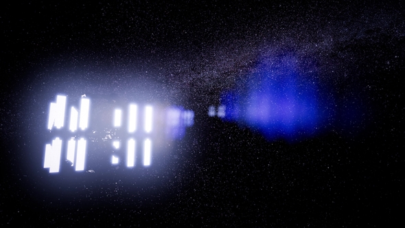 Spaceship Travelling Through the Universe alt