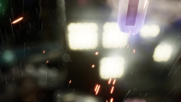 Urban Scene at Rainy Night alt