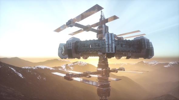 Alien UFO at Earth alt