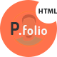 P.folio - Bootstrap Portfolio Template - ThemeForest Item for Sale