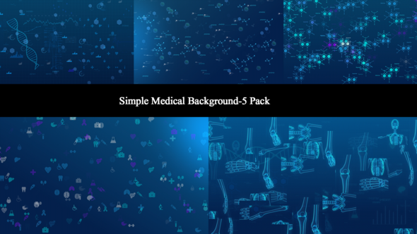 Simple Medical Background-5 Pack