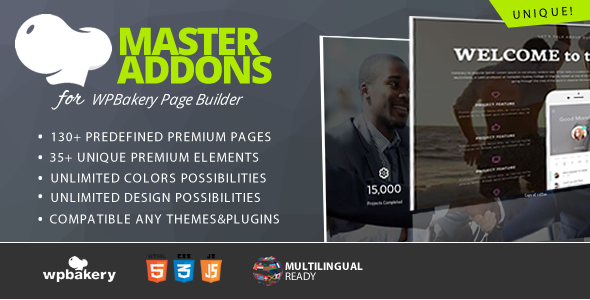 Master Addons for WPBakery Page Builder (formerly Visual Composer)