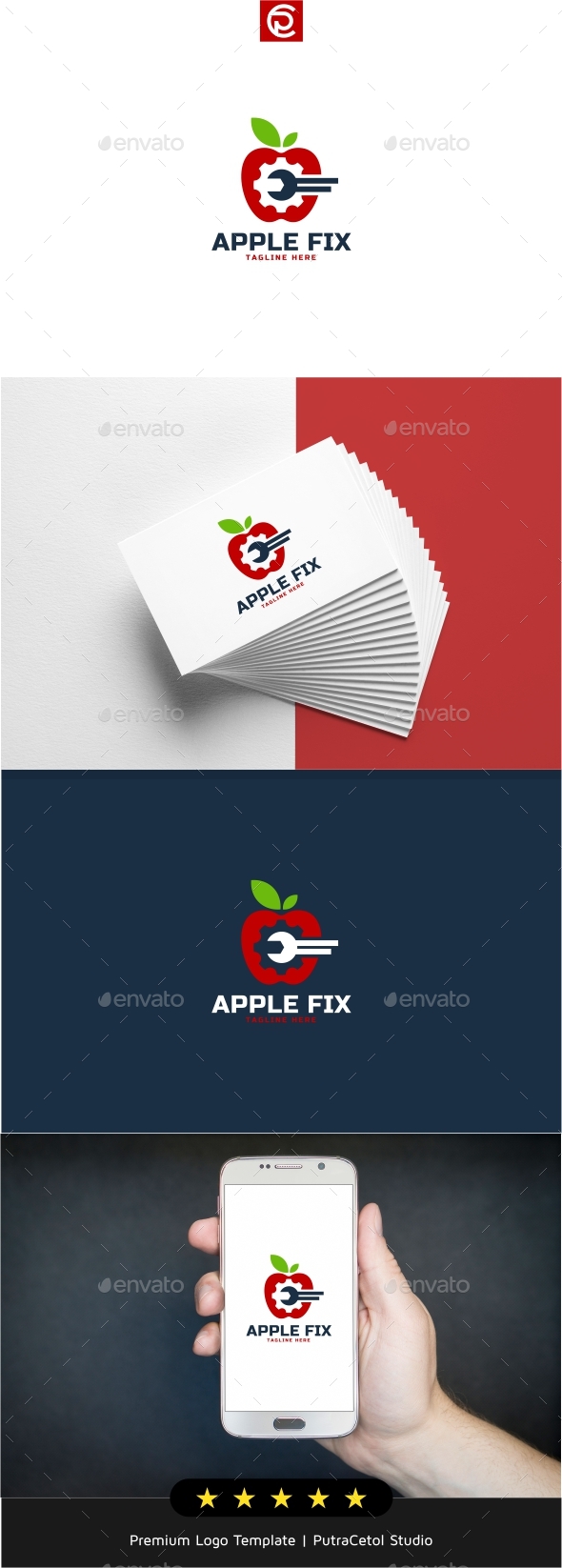 Apple Repair Logo