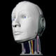 Human Robot Male Head High Poly - 3DOcean Item for Sale