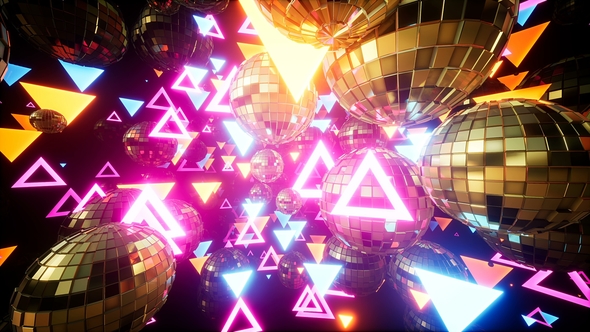 Modern Neon Disco Glow alt