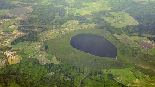 Views of the Lake From a Great Height.