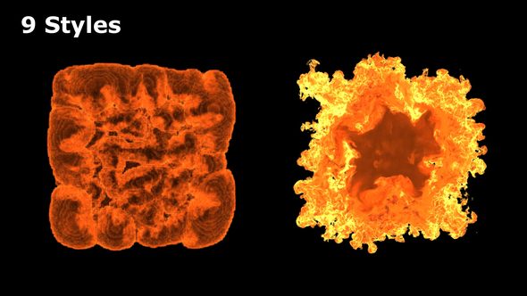 Fire Cube Explosion alt