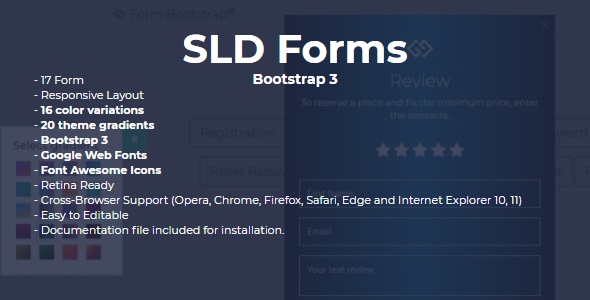SLD Form Bootstrap 3