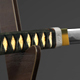 Japanese Katana Sword with Platform - 3DOcean Item for Sale