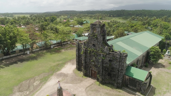 Old Catholic Church. Barcelona, Sorsogon, Philippines