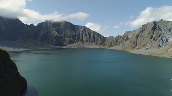 Crater Lake Pinatubo, Philippines, Luzon.