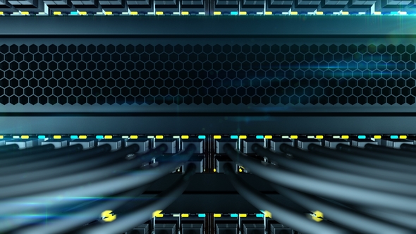 Switches with Internet Wires in a Server Rack