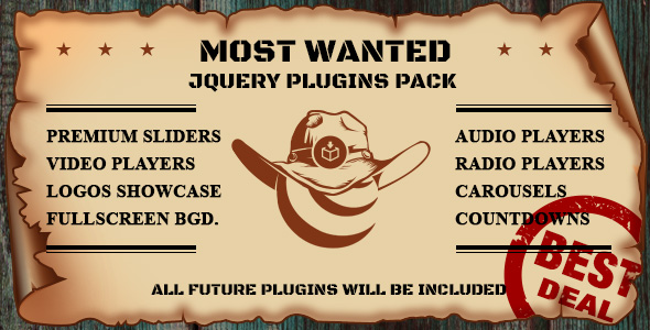 Most Wanted JQUERY Plugins Pack Preview