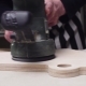 Grinding a Furniture Part with a Handheld Machine - VideoHive Item for Sale