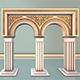 Column Gate - 3DOcean Item for Sale