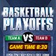 Basketball Playoffs Flyer Template - GraphicRiver Item for Sale