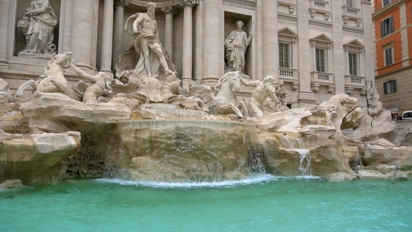 Fountain Di Trevi in Rome, Italy