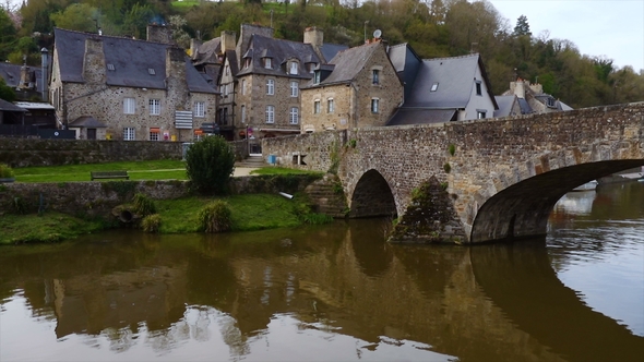 View of the Port of Dinan