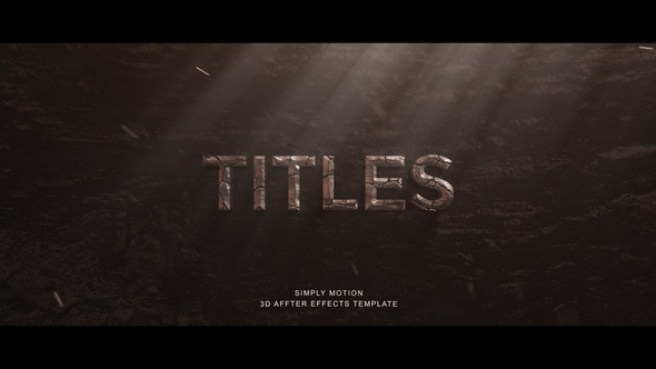 3D Trailer Titles