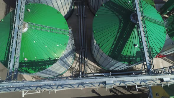 Flight Over a Modern Granary.