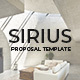 Sirius Proposal Template - GraphicRiver Item for Sale