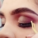 Makeup Artist Glueing False Eyelashes to the Eyes - VideoHive Item for Sale