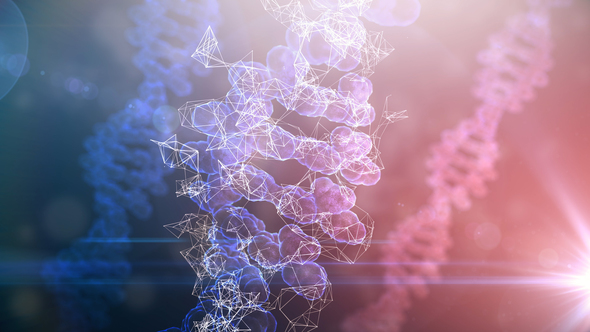 DNA Rotation Background