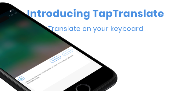 TapTranslate - szablon klawiatury tłumacza [iOS - Swift]